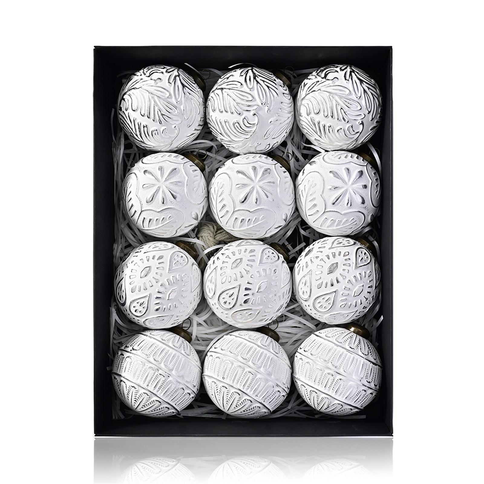 

Рождественские шары, 12 штук, 8 см цветные рождественские шары, подарочные украшения для елки, подходят для рождественской елки и праздничных украшений One Size