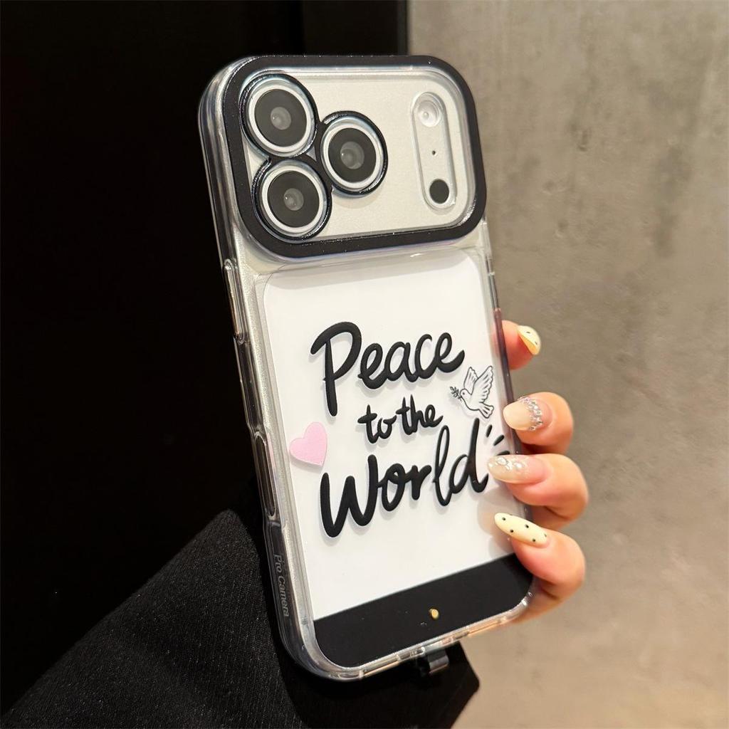 Incoming Call Flash Black iPhone Case for iPhone 14/13/12/11/XR and 17/16/15PROMAX