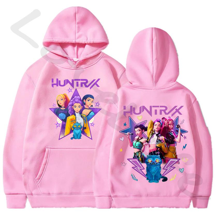 Kpop Demon Hunters Women Hoodies Harajuku Fashion Sweatshirts Fans Gift Unisex Pullover Tops K-Pop Demon Hunters Hoodie Outfits