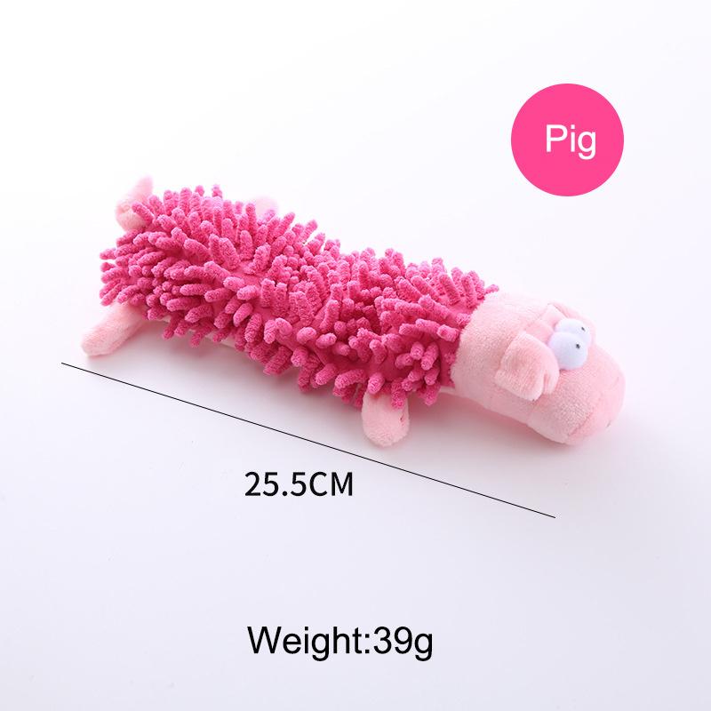 Squeaky Plush Chew Toy For Pets, Teeth Cleaning And Chewing Dog Toy Pet Supplies