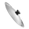 Universal Frying Pan Lid Stainless Steel Pot Lid Replacement 22Cm Bakelite Knob Thickened Pan Cover Pot Lids Lids for Pans
