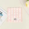 Stripes Polka Dot Coasters Portable Square Cotton Cloth Insulation Pad Soft Hanging Drink Coasters Photography Props