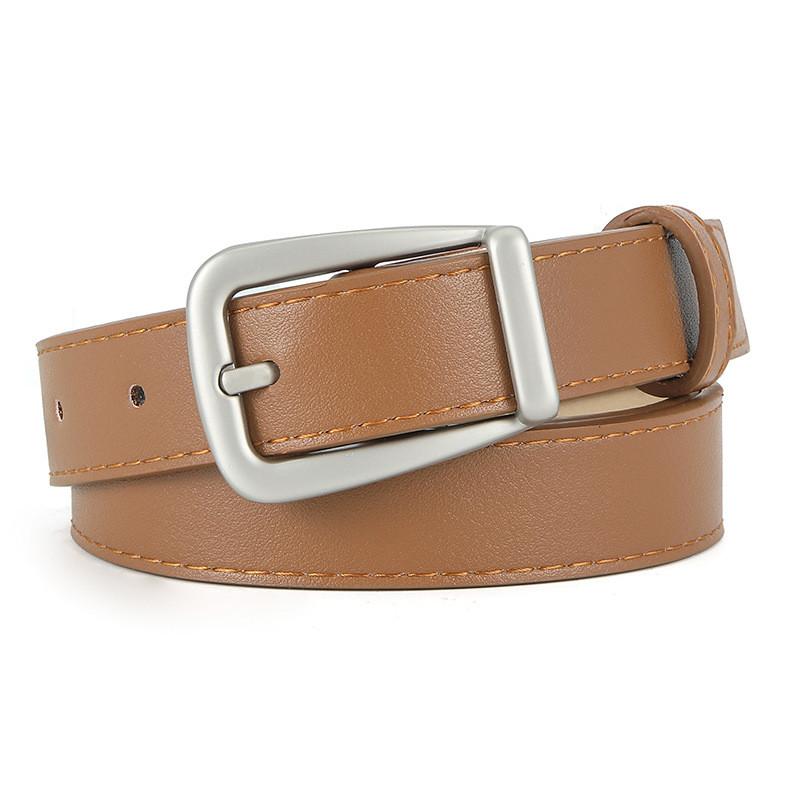 Fashionable 2024 Spring Women's Pu Leather Adjustable Pin Buckle Waist Belt Collection