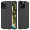 For iPhone 16 Pro Case Shockproof Liquid Silicone Soft Lining Phone Cover