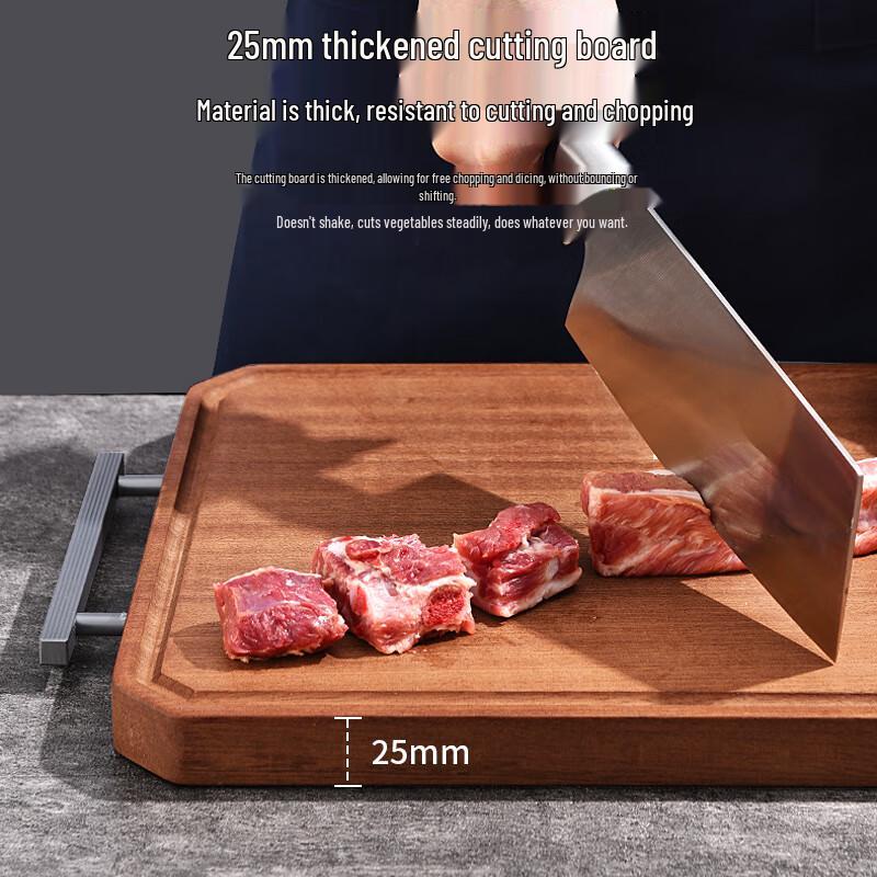 Kambach Solid Wenge Wood Cutting Board
