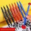 Small Double-Ended Black Oil-Based Marker Pen for Art - Fine and Thick Tips