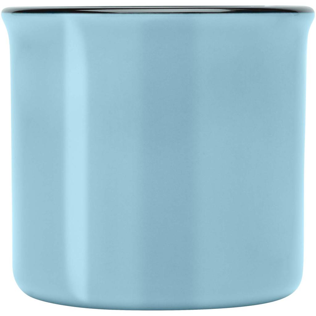 Glass "Bari" 240 ml glossy ceramic mug Reef blue