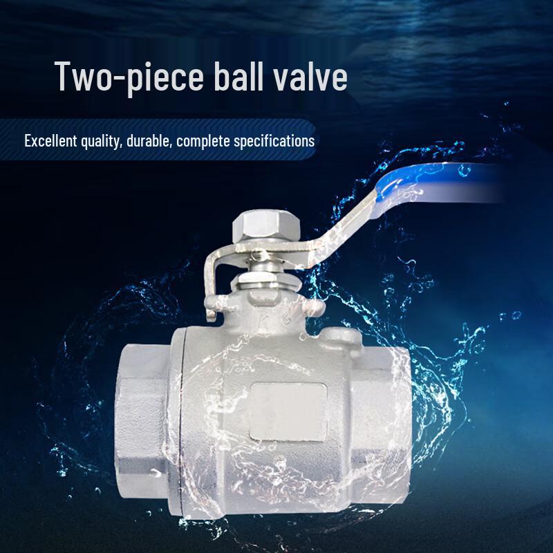 HK-555 Stainless Steel Two-Piece Ball Valve