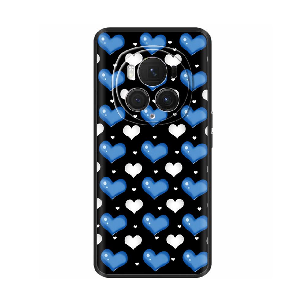 For Honor Magic6 Pro 5G Case Back Cover For Honor Magic6 5G Soft Black Silicone Fashion Phone Case For Magic 6 Pro Coque Fundas