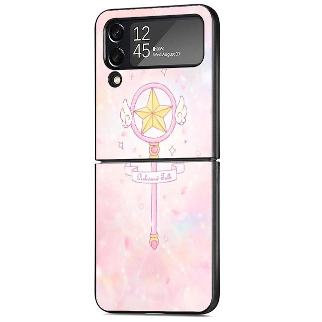 Hard PC Case Funda for Samsung Galaxy Z Flip 4 ZFlip ZFlip3 Z Flip 3 5G Zflip ZFlip4 Flip3 Coque Cute Magic Wand Moon