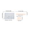 Bench Shaped Candle Holder Molds Bench Candlesticks Molds for Making Candle Holder Gypsum Decorations Christmas Gift