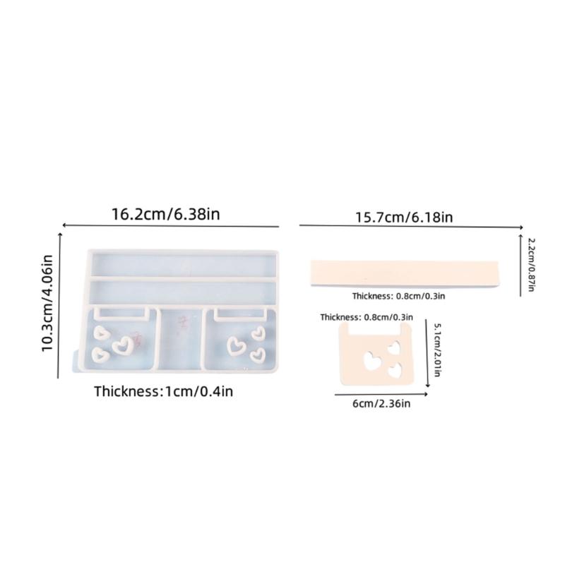 Bench Shaped Candle Holder Molds Bench Candlesticks Molds for Making Candle Holder Gypsum Decorations Christmas Gift