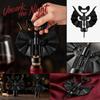 2-in-1 Wine Shape Alloy Silicone for Corkscrew and Foil Cutting Kitchen Bar Accessory