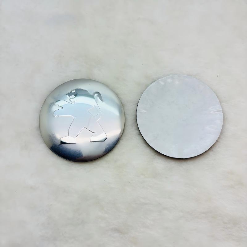 Aluminum Wheel Hub Emblem Sticker for Peugeot (56mm/65mm)