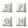 Polyester Pillow Case Decoration Home Furnishing 26 English Letter Printing Pillow Case Car Lumbar Pillow Bedside Mat