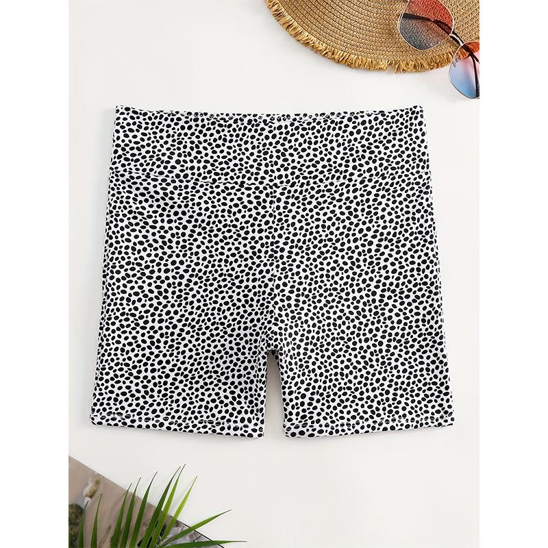 

Cross-border Printed Square Leg Swim Trunks – Conservative, Tight-fitting, High-end Diving Suit Medium