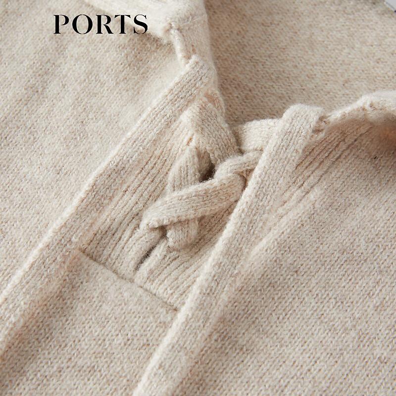 PORTS Women's 2025 Early Spring Round Neck Wool Sweater