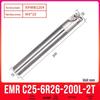 Shockproof EMR CNC Milling Cutter Holder - Round Nose, Bull Nose & Flat Machining Extensions (R4, R5, R6)
