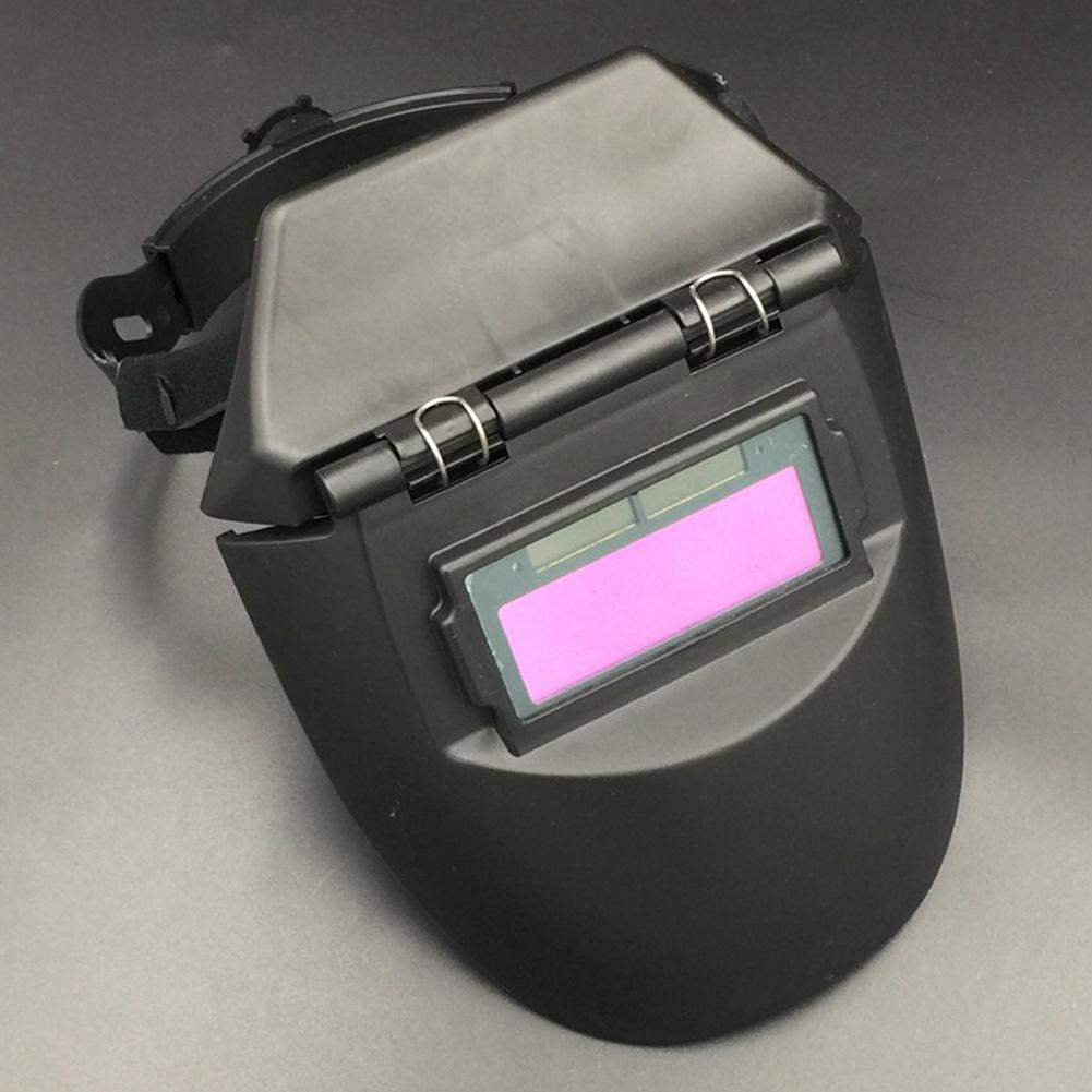 Exquisite Solar-Powered Welding Helmet Argon Arc Welding Mask Auto-Changing Shade Half Helmet Type