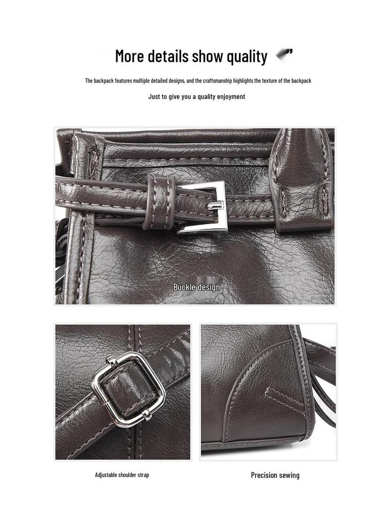 Autumn 2025 Retro High-End French Tote Bag with Large Capacity