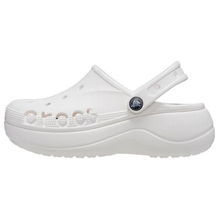 (WMNS) Crocs Classic Baya Platform Slide White Women s 208186-100 EU 34-35