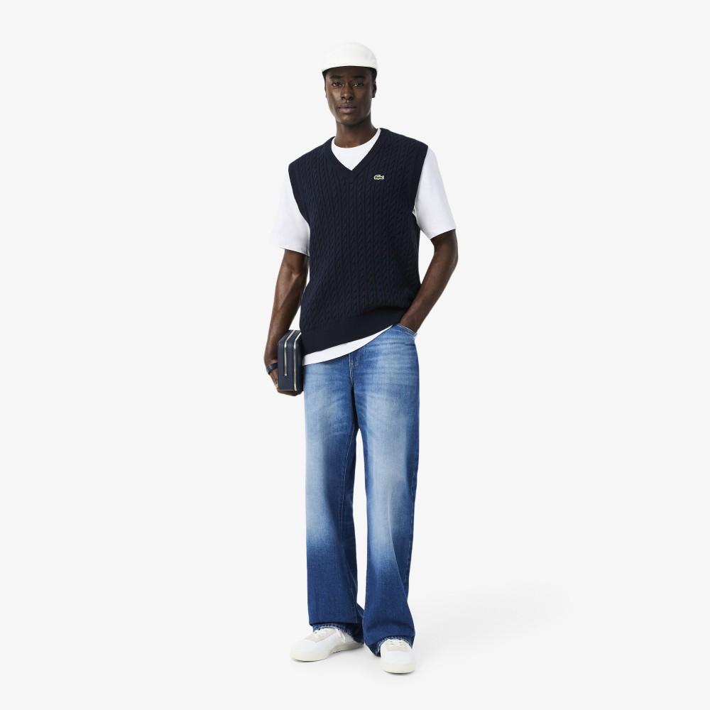 Lacoste Men's Relaxed Fit Basic Short-Sleeve T-Shirt TH0876-56G001