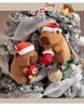 Christmas Capybara Plush Toy: Cute Small Doll & Hug Pillow
