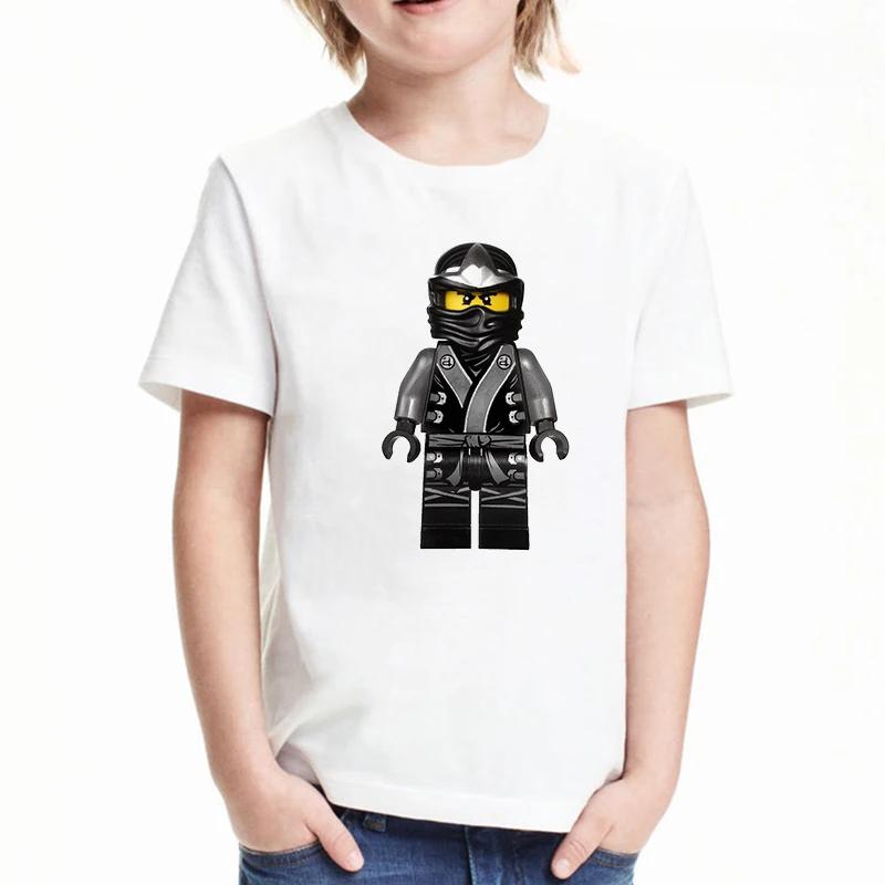 2025 kreslené oblečení tričko chlapecká trička grafický potisk Ninja dětské tričko chlapecká trička letní topy pro dívky trička dětské oblečení