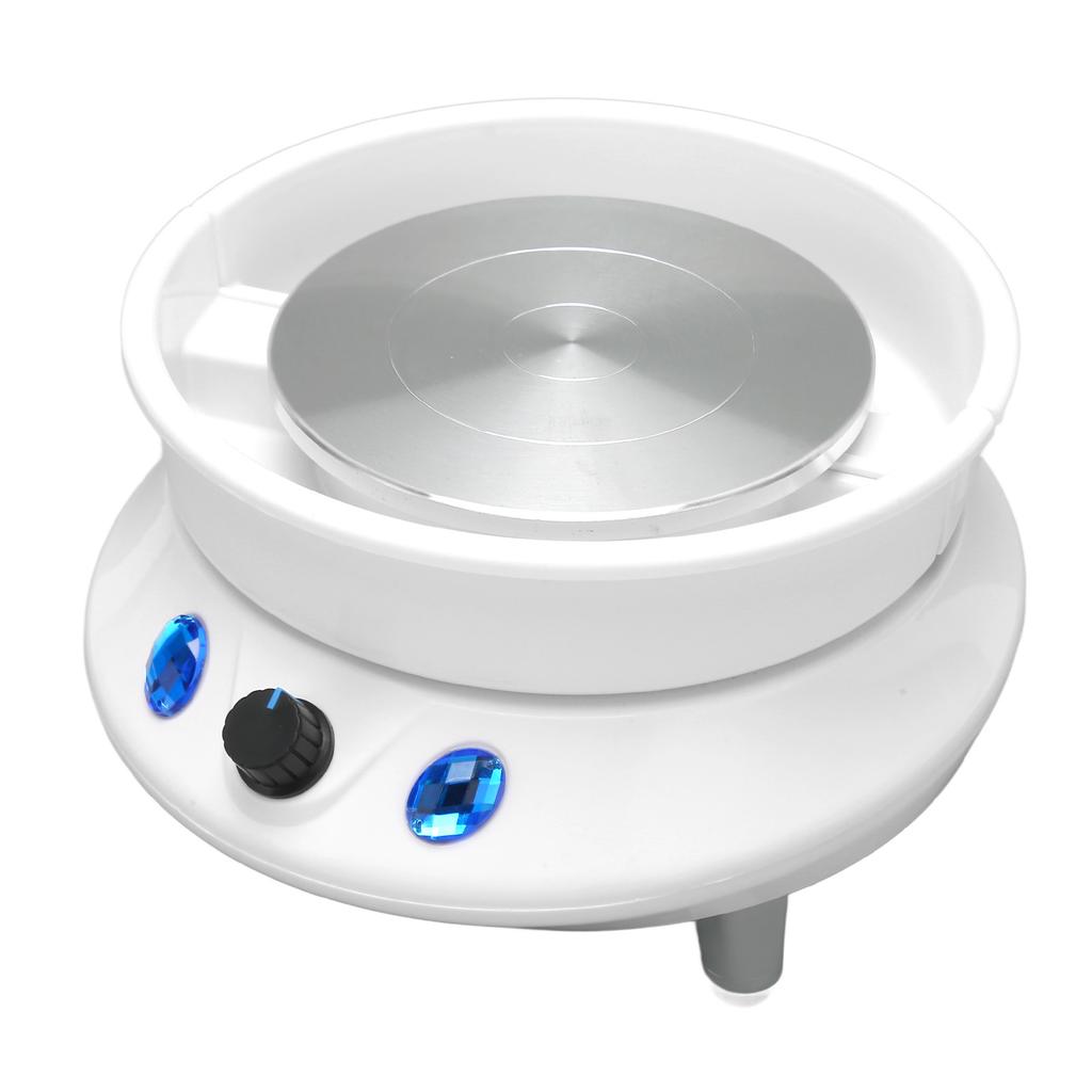 Pottery Wheel 5.9in Turntable 5060Hz 200RPM Detachable Low Noise Stable Pottery Forming Machine