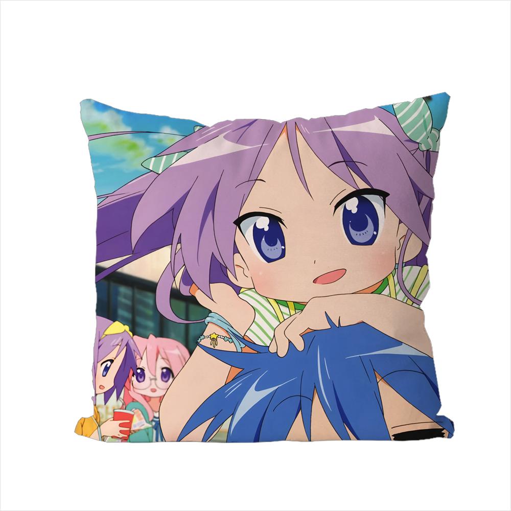 Lucky Star Pillow Case For Car Sofa Decorative Home Doublesided Print Plush Square Throw Pillow Cushion Cover