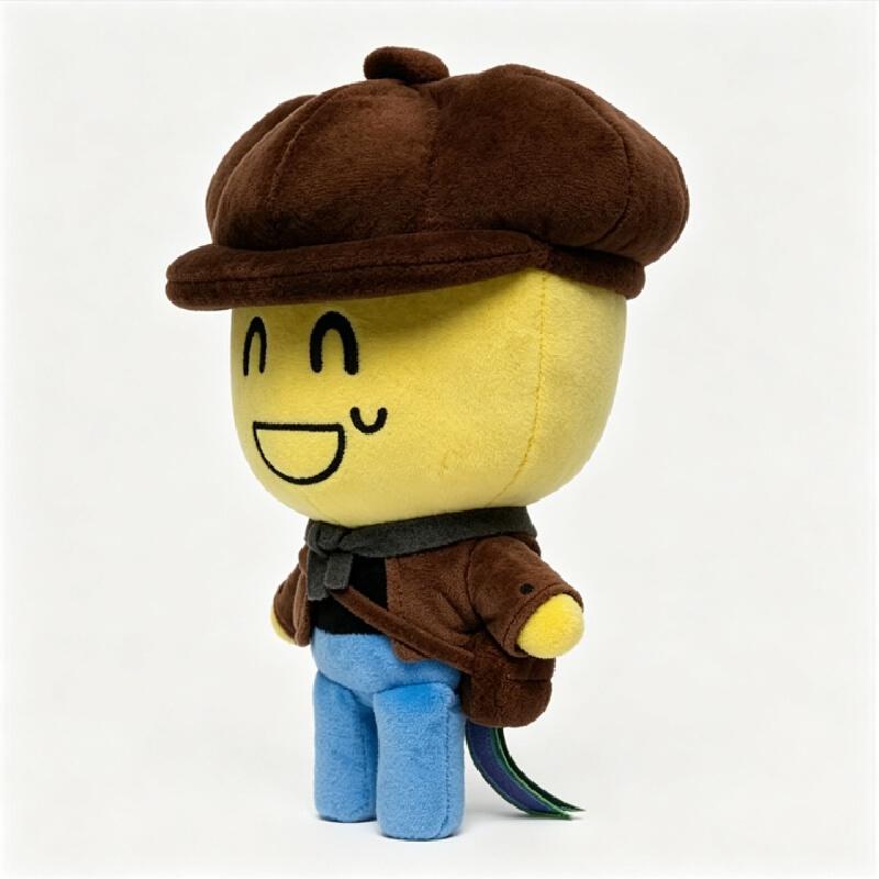 New Roblox Detective Noob Plush Toy Forsaken Game Peripheral Plush Doll Home Ornament Collection Birthday Gift For Fans