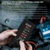 Heavy Duty Car Battery Load Tester 1000A Cranking Simulation Shock Resistant ABS Housing Clear LCD Display for Mechanic