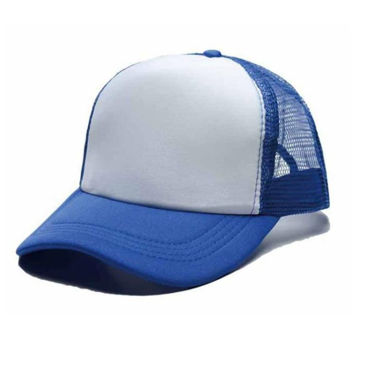 Wholeasle Custom Logo Baseball Caps For Men Women Summer Half Mesh Sponge Breathable Advertising Hat Boys Girls Outdoor Sunshade