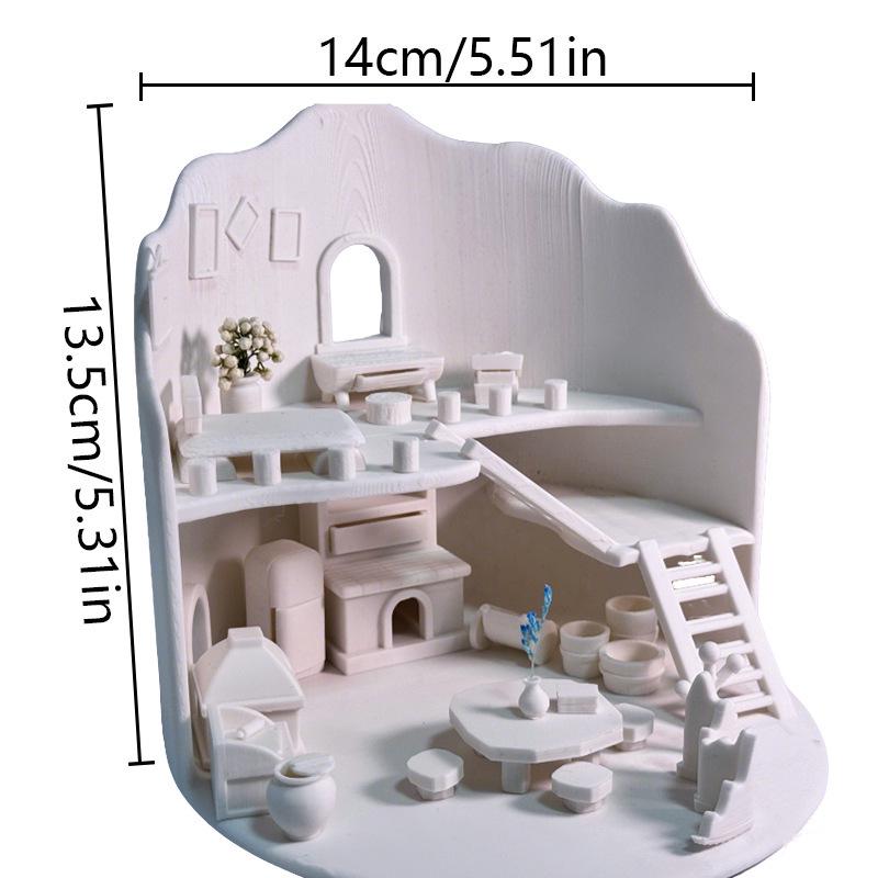 Creative 3D DIY Small Villa Ornament