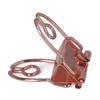 30 Pcs Binder Clips Cute Rose Gold Horn Pattern Handle Metal Small Binder Clips Office File Clips With Storage Box