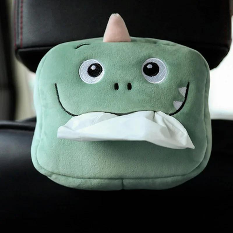Tissue Boxes Creative Tissue Box Soft Cartoon Paper Napkin Case Cute Animals Car Paper Boxes Lovely Napkin Holder for Car Seat