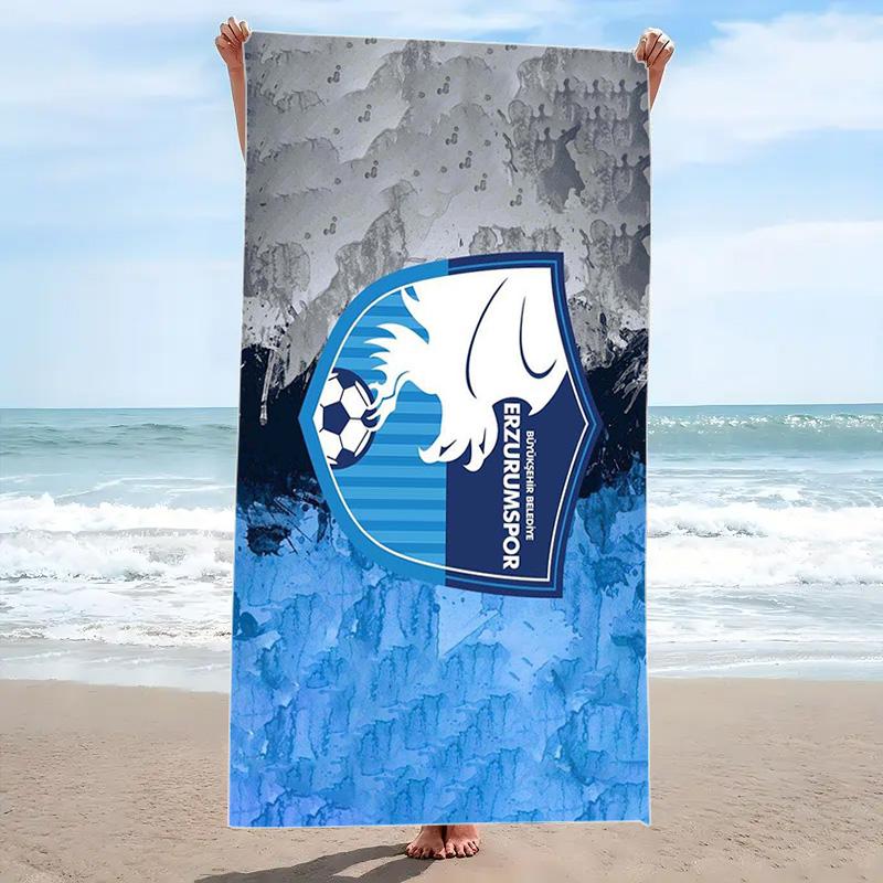 B.B Print Beach Towel, Large Soft Quick Dry Towel for Beach Camping Swimming