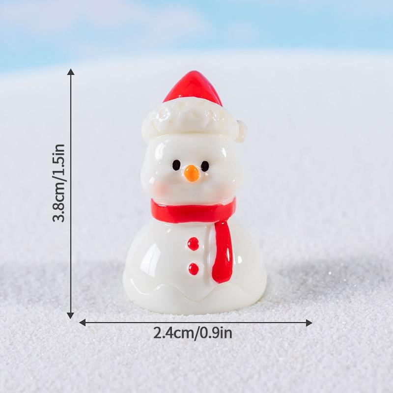 Santa Claus Statues Desk Accessorie Mini Cartoon Xmas Ornament Home Decorations Christmas Decorations 2025 Newa Year Gifts
