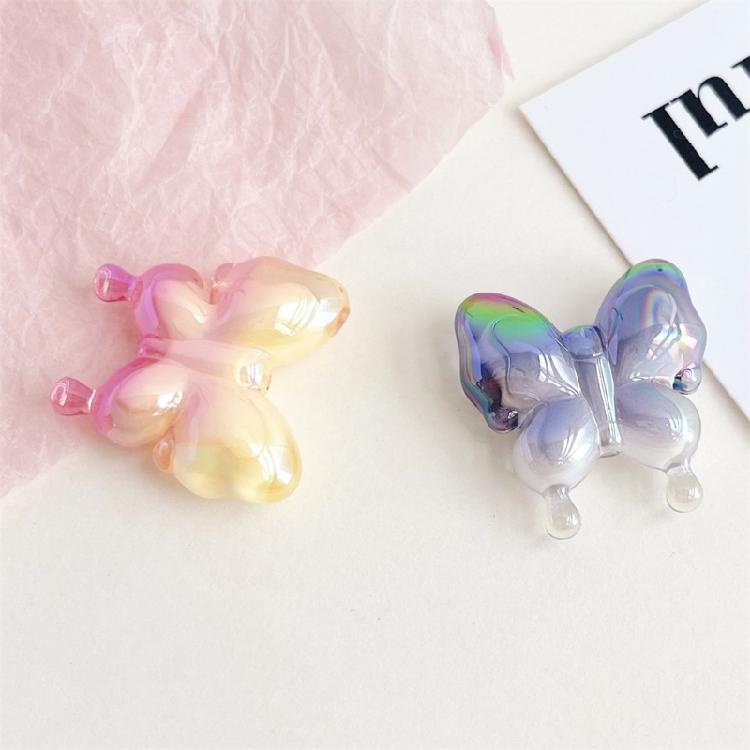 Butterfly Scattered Beads Color Loose Bead Phone Bracelet Accessories Materials