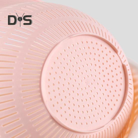 Umweltfreundlicher Abflusskorb, abnehmbares Kunststoff-Sieb für große Gemüsewaschschüssel