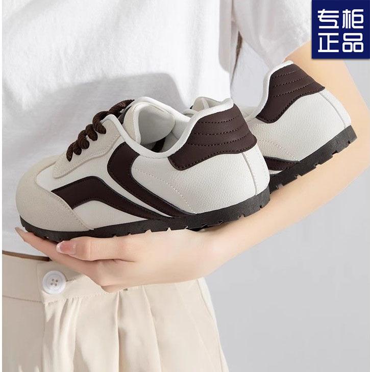 

Dexun обувь женская весна-лето взрыв круглый носок плоская подошва дутые туфли универсальная повседневная спортивная обувь для скейтборда 40