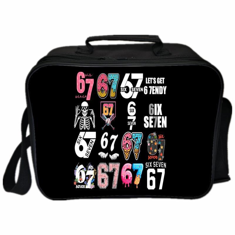 Six Seven 67 Insulated Lunch Bag for Students - Perfect for School and Picnics