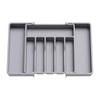 Lifewit Silverware Drawer Organizer, Expandable Utensil Tray For Kitchen, Adjustable Flatware And Cutlery Holder Black