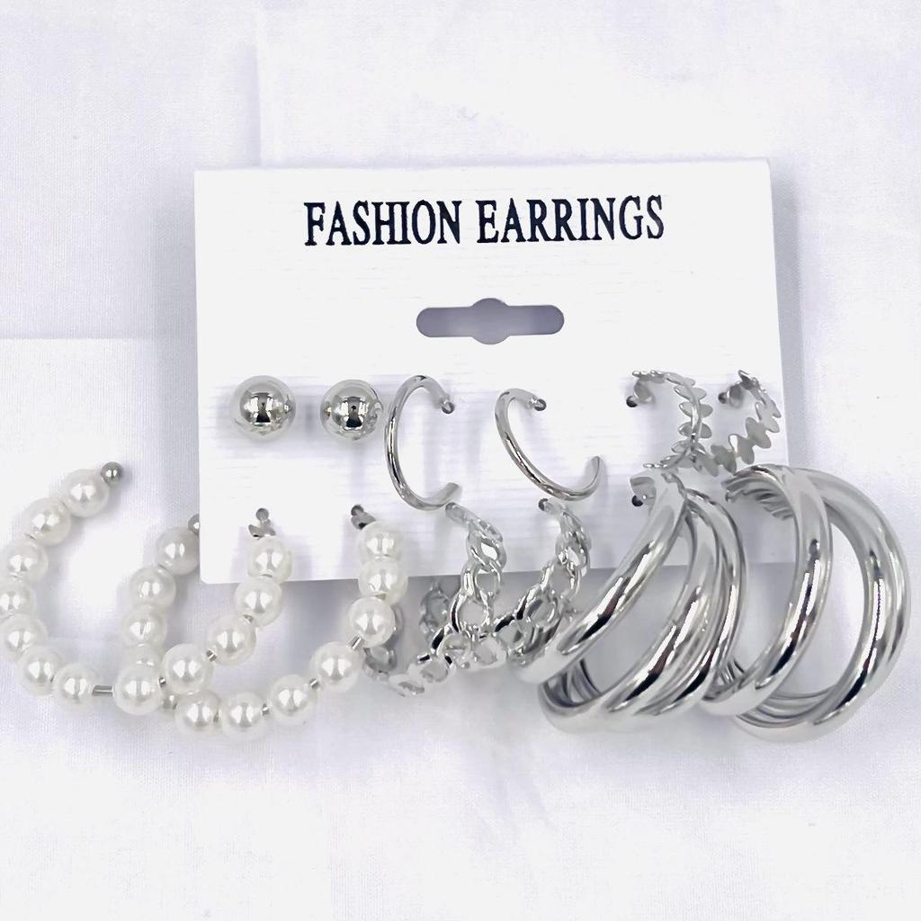 XP17 Perlenohrring-Set - Trendig und modisch