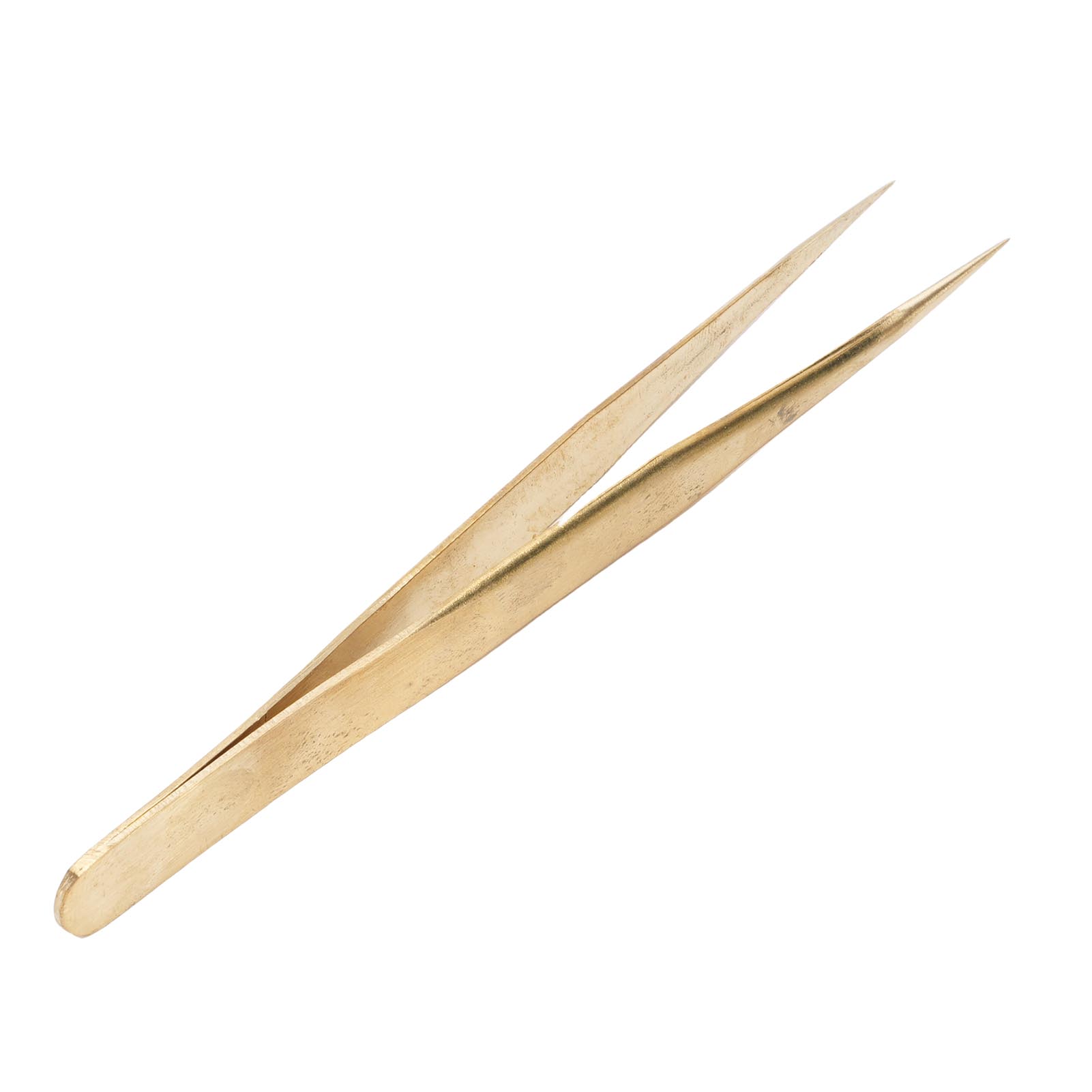 Латунный пинцет с точным наконечником, антимагнитный, многофункциональный, портативный пинцет для ремонта часов и ювелирных изделий