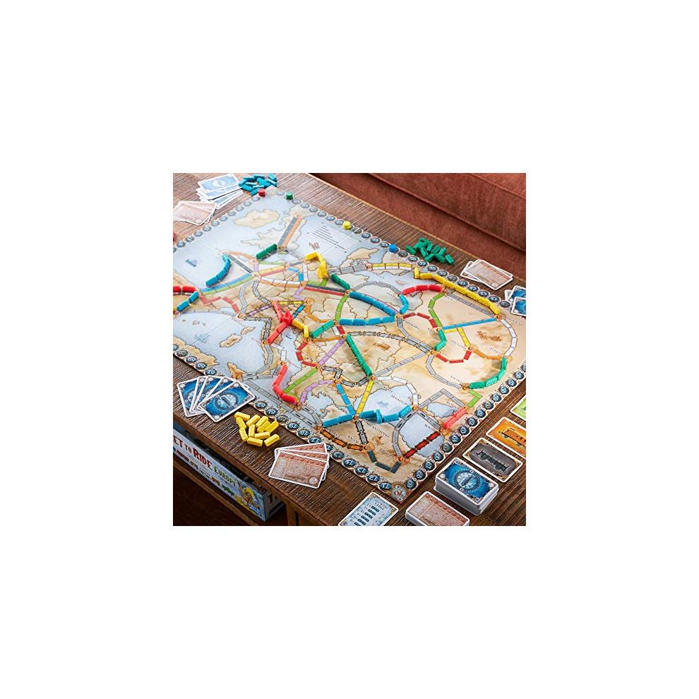Days of Wonder | Ticket To Ride Europe Board Game | Ages 8+ | For 2 To 5 Players | Average Playtime 30-60 Minutes