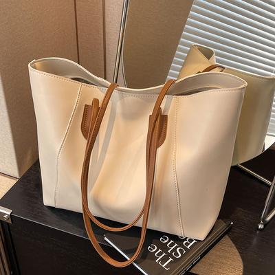 Tote Bag for Women 2025 New Large Capacity Commuting Bag, Summer High-end Versatile Shoulder Bag, Simple Handbag
