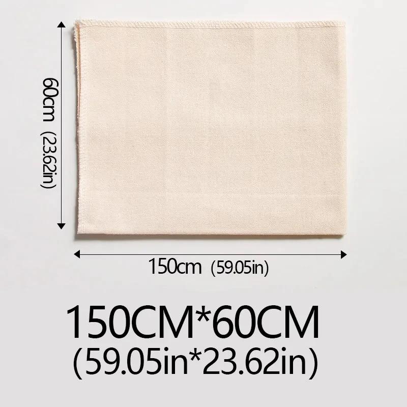 

Льняной поддон для расстойки теста – натуральное полотно для ферментации хлеба, багетов и выпечки 150*60CM белый