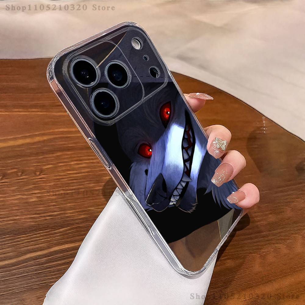 Cat Wolf Boots Cartoon Phone Case For iPhone 17,16,15,14,13,12,11 Pro,Max,Plus,XR,Mini,E Clear Full-coverage Soft Cover