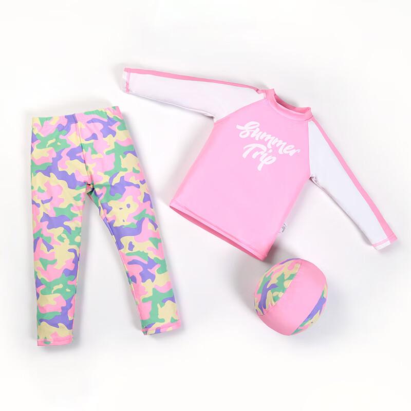 Girls  Camouflage Long Sleeve One-Piece Swimsuit 1